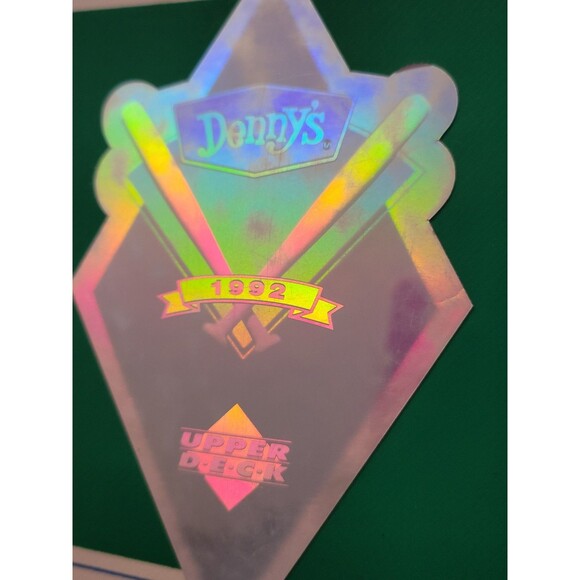 1992 Upper Deck DENNY'S Limited Edition Hologram 26 Card Vinyl Holder Lot Of 2 - Picture 2 of 7